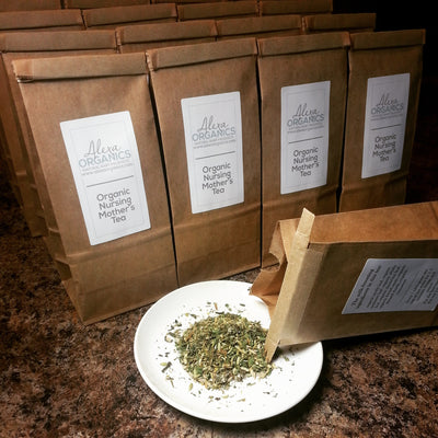 organic breastfeeding mother's nursing tea to naturally increase milk supply