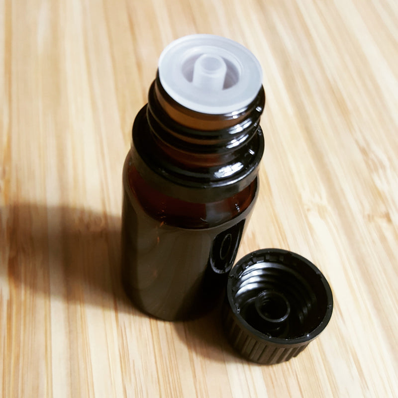 amber dropper bottle for diy homemade essential oil blends like homemade thieves oil