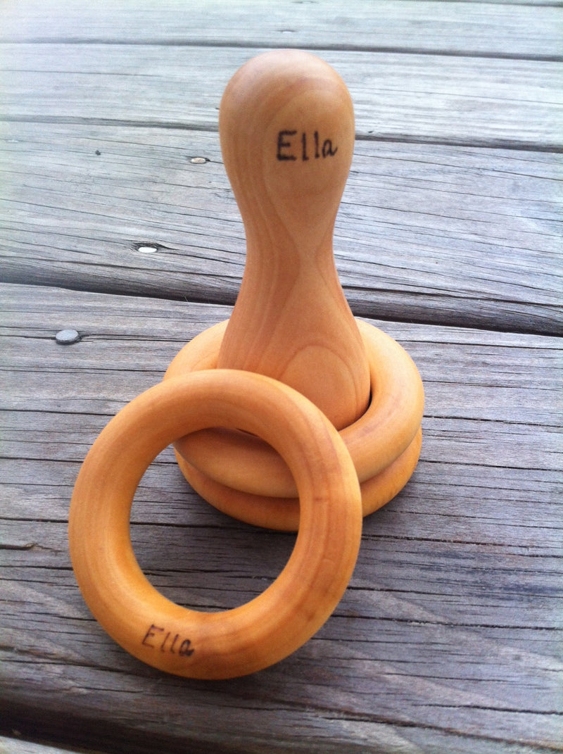 Organic Wooden Stacking Toy Set