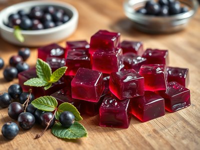 Homemade Elderberry Gummies Recipe