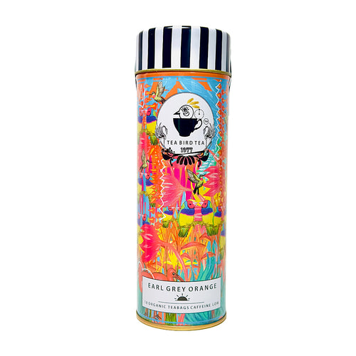 Organic Earl Grey Orange Tea Deluxe Tin 18 teabags