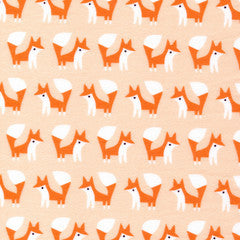 1/2 Yd - Foxes 100% Organic Cotton Flannel