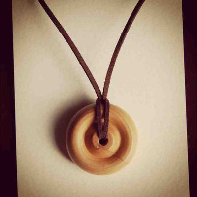 personalized organic wooden suede natural nursing teething necklace for breastfeeding moms
