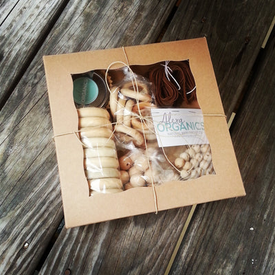 alexa organics wooden maple diy necklace kit make your own supplies