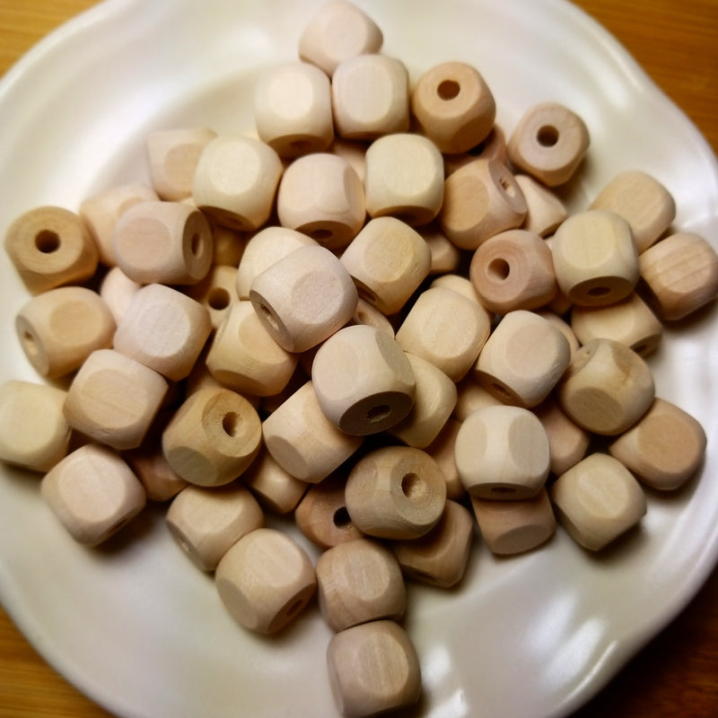 natural untreated usa maple hardwood square bead nontoxic raw american