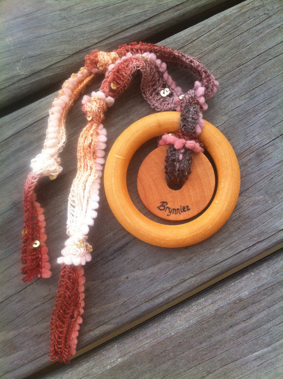Natural Double Ring Teething Toy